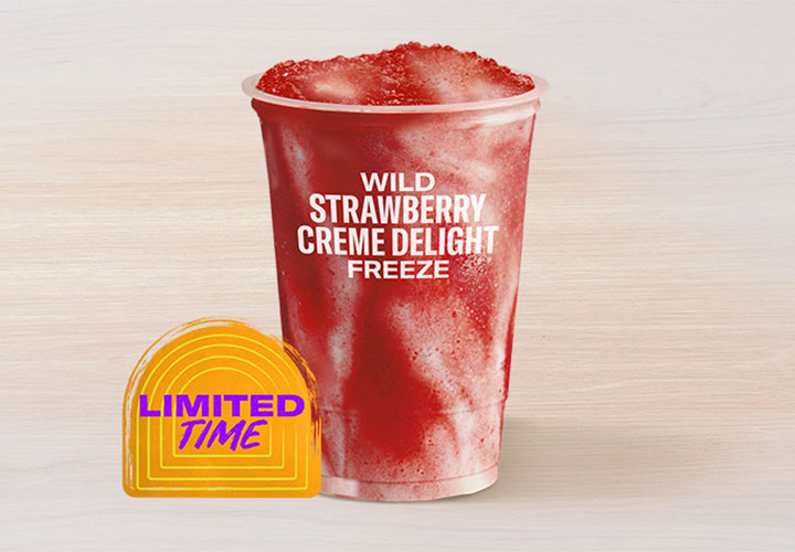 taco bell wild strawberry creme delight freeze