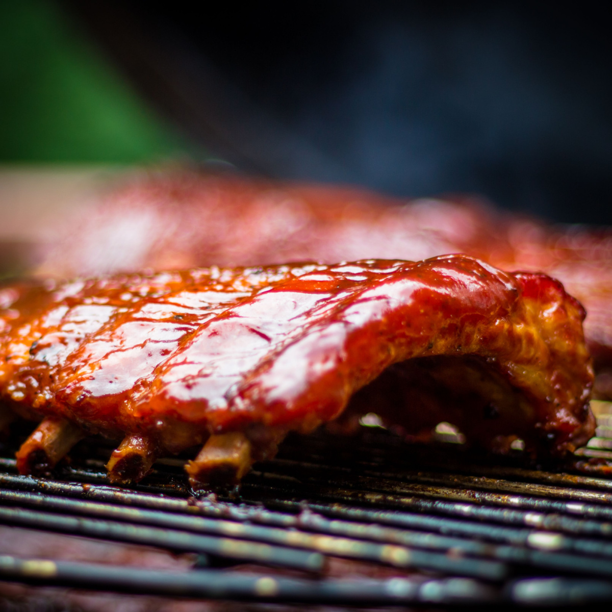 bbq ribs on grill