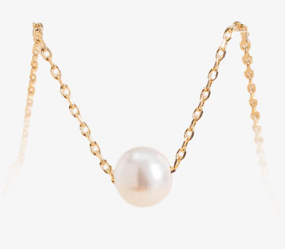 Crosby Single Pearl Necklace