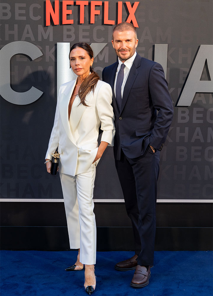 David Beckham Victoria Beckham premiere Netflix Beckham