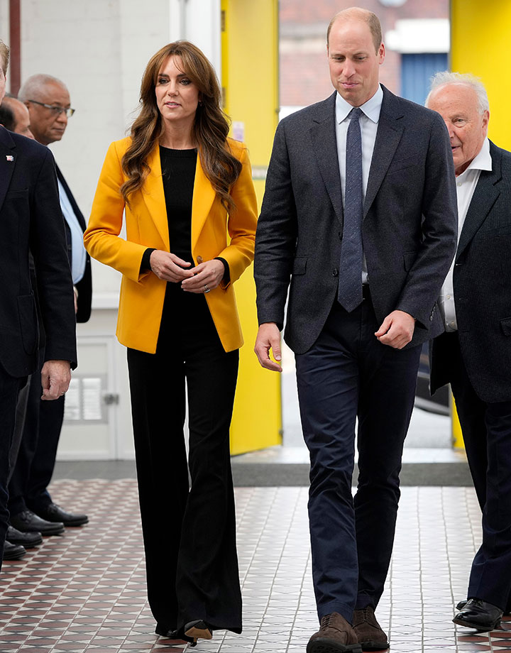 Kate Middleton Prince William Birmingham Factory Works World Mental Health Day