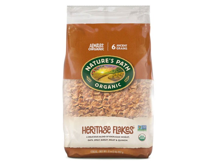 nature's path organic heritage flakes