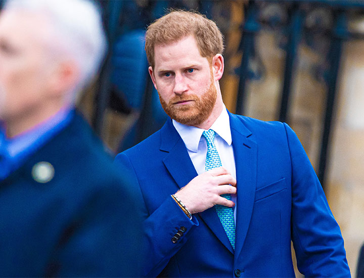 Prince Harry blue suit