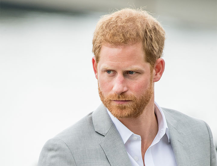 Prince Harry grey jacket