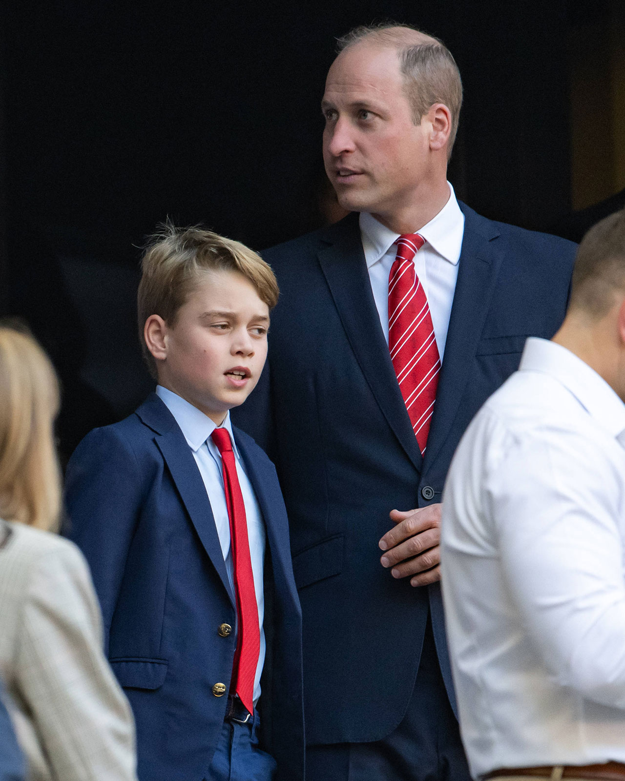 Prince William and Prince George at Wimbledon in 2023