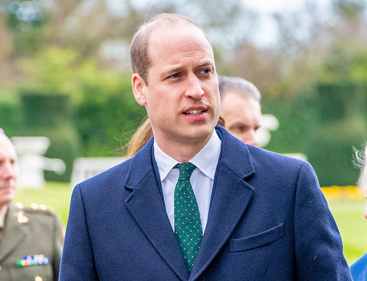 Prince William green tie