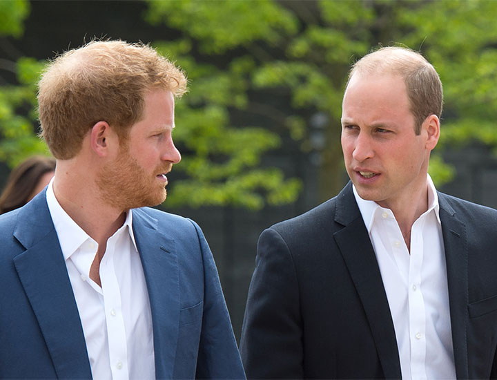 Prince William with Prince Harry