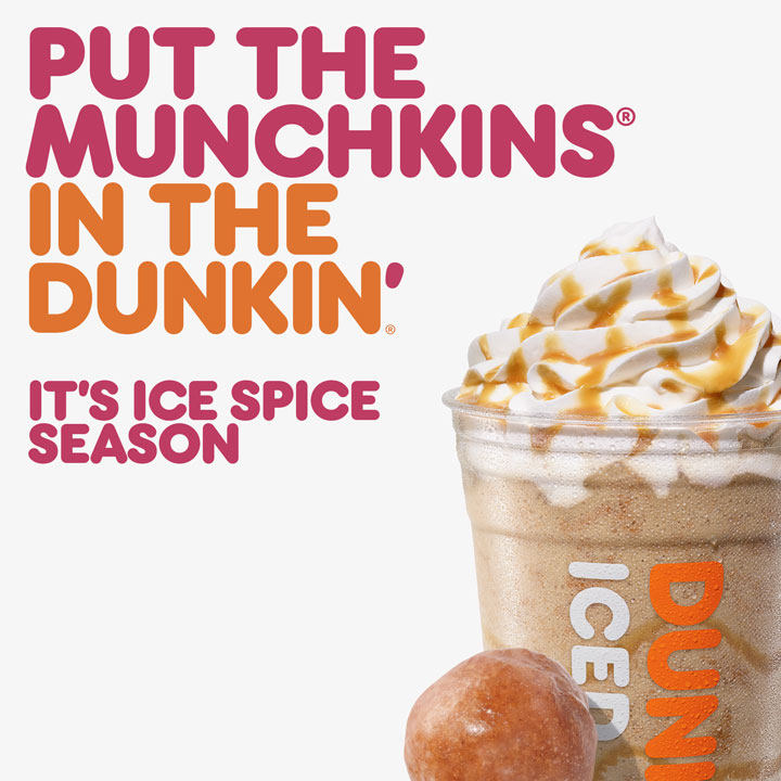 dunkin ice spice munchkin drink