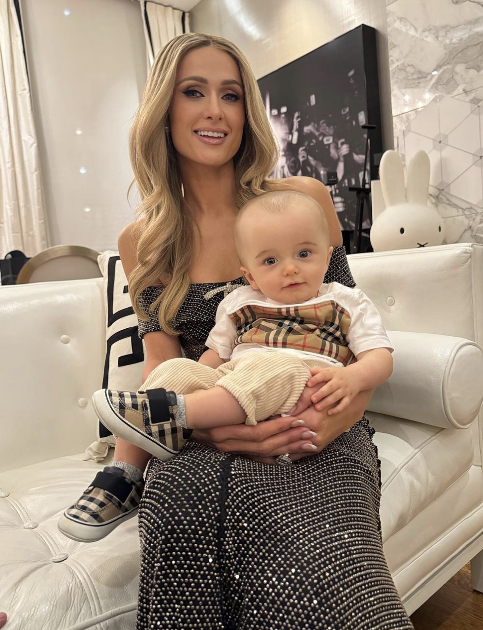 paris hilton with her son phoenix