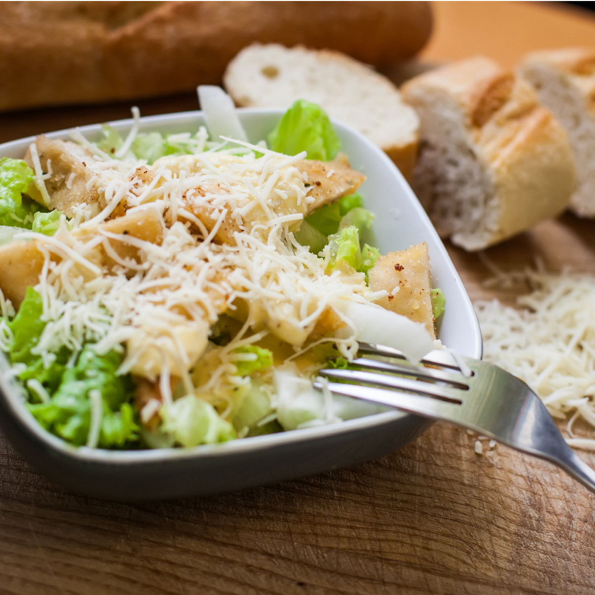 parmesan with salad