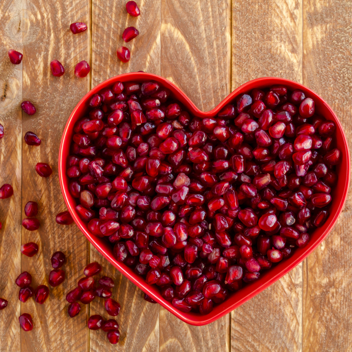 bowl of pomegranates