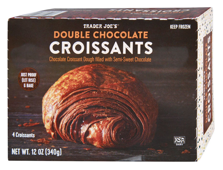 trader joe's double chocolate croissants