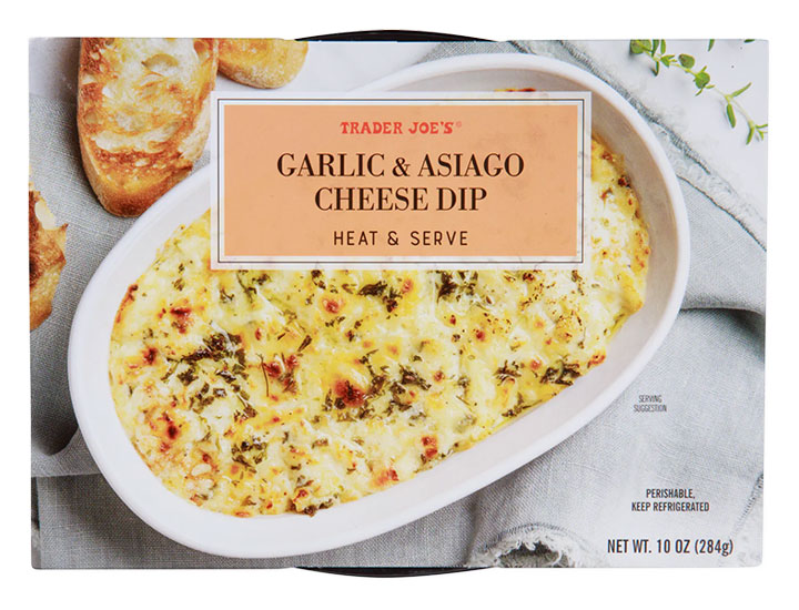 trader joe's garlic asiago cheese dip