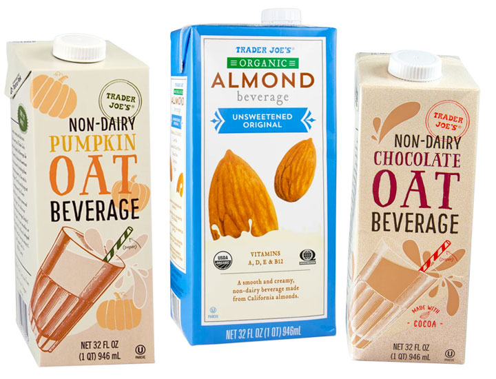 trader joe's dairy-free milks