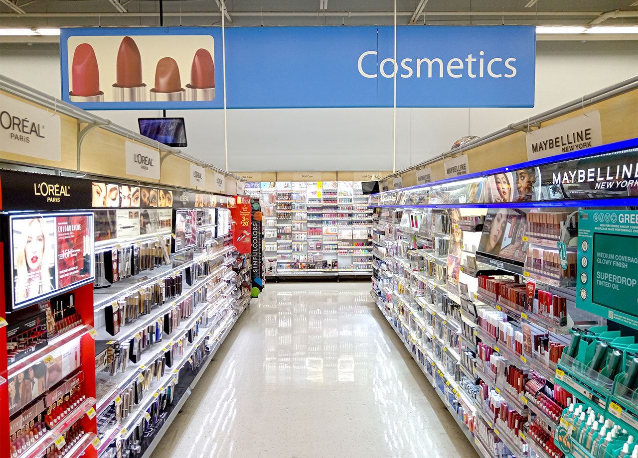 walmart beauty aisle