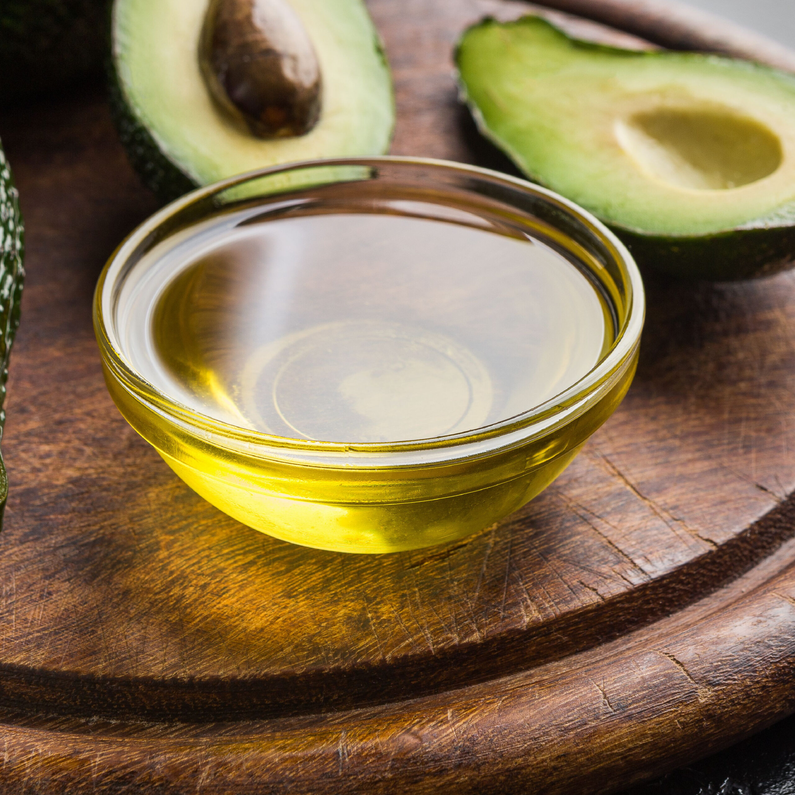 small bowl of avocado oil