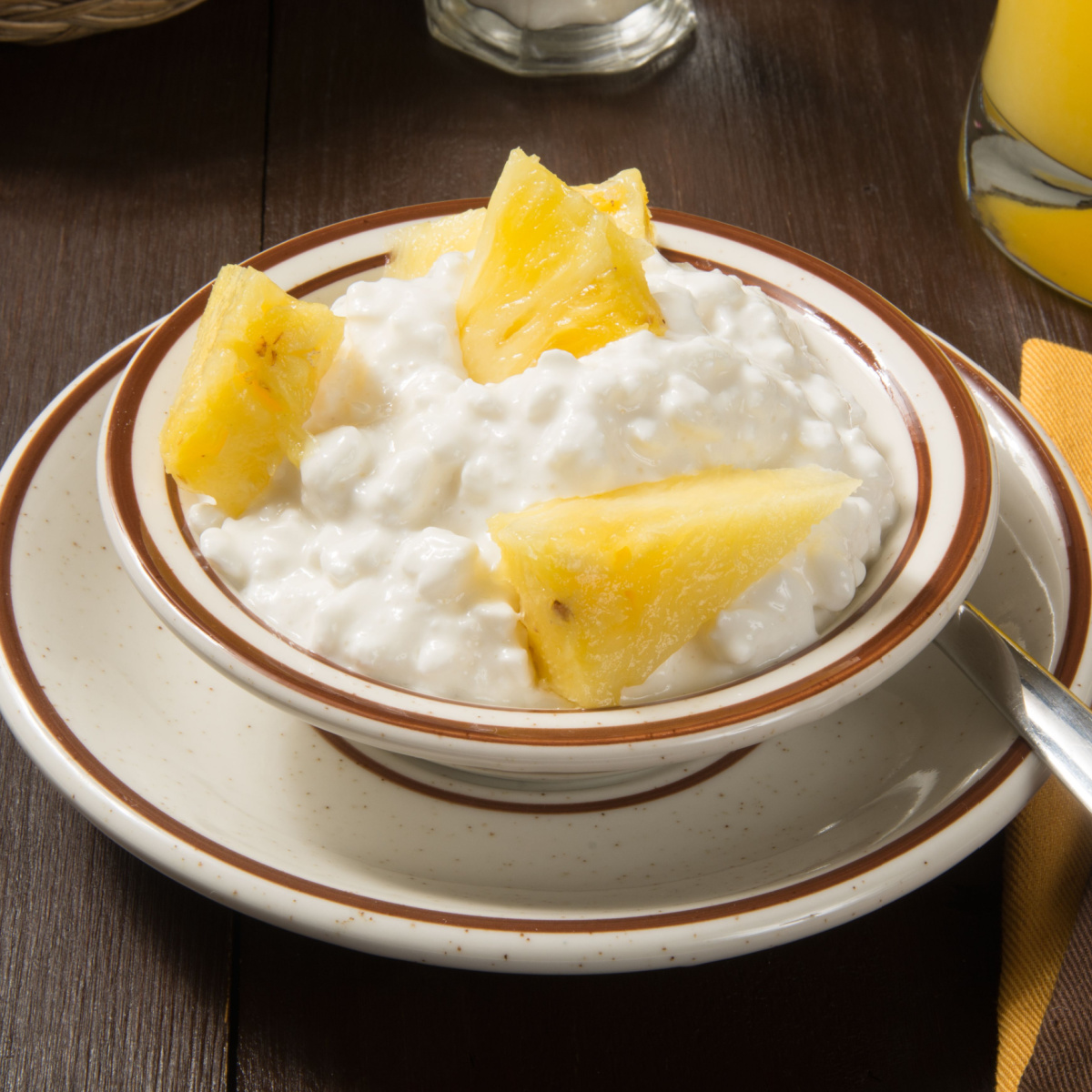 cottage cheese with pineapple