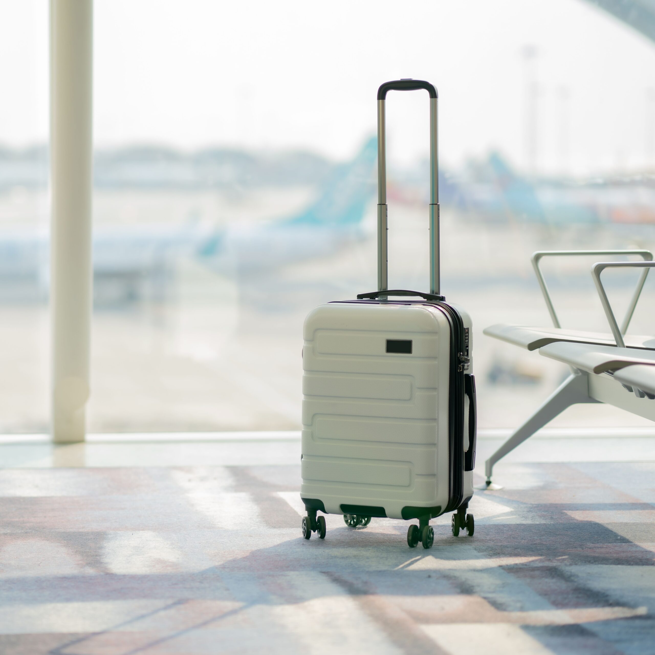 suitcase in airport