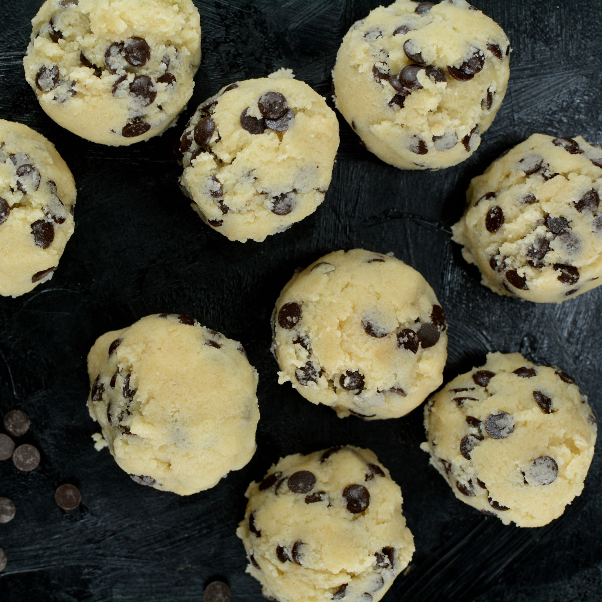 cookie dough balls