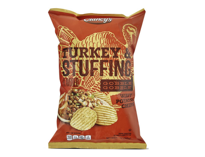 clancy's turkey and stuffing potato chips