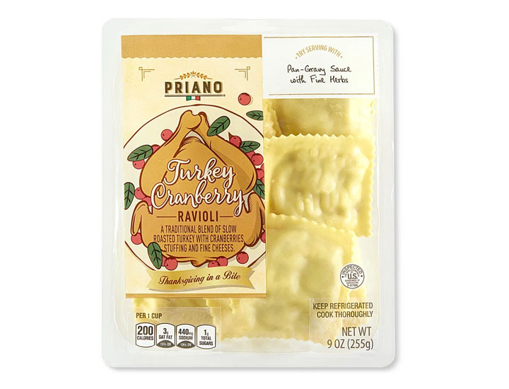 priano turkey cranberry ravioli