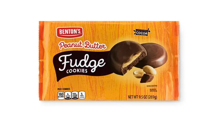 aldi benton's peanut butter fileld fudge cookies