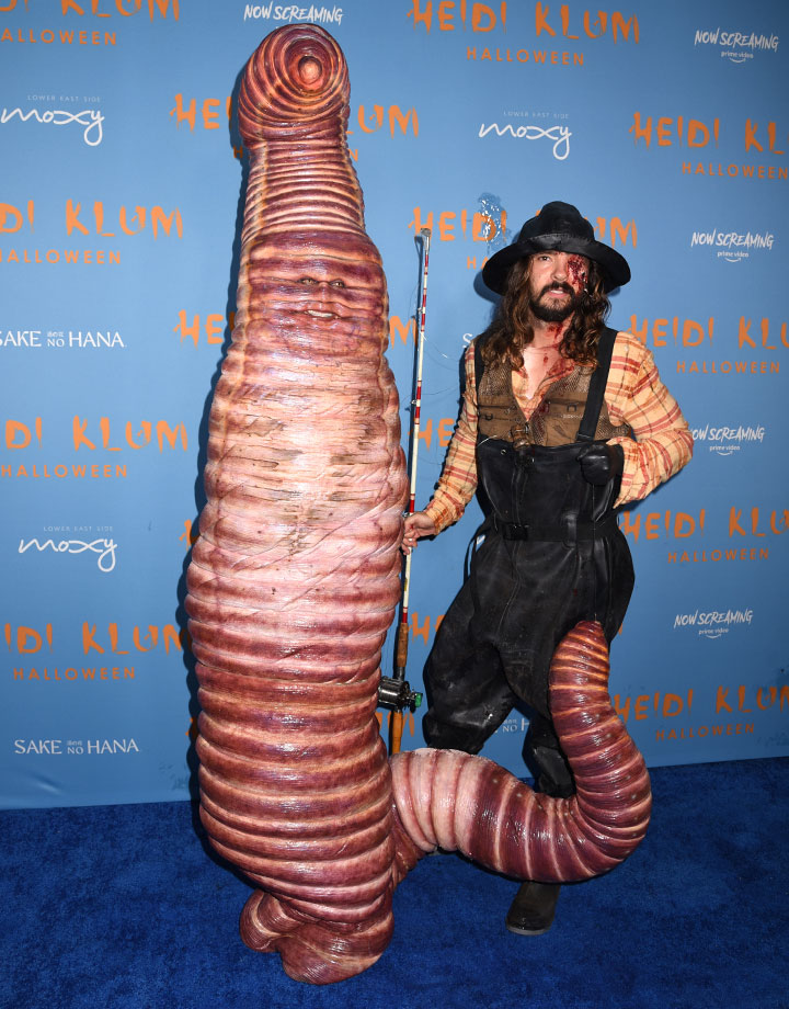 heidi klum worm costume