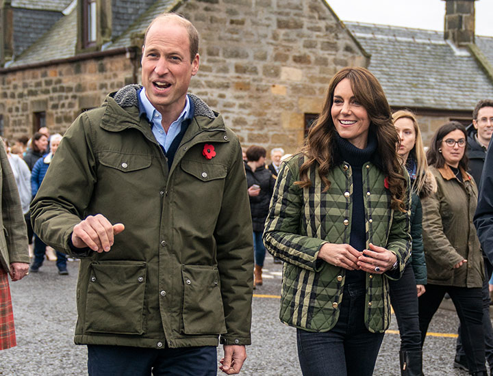 Kate Middleton Prince William visit Scotland