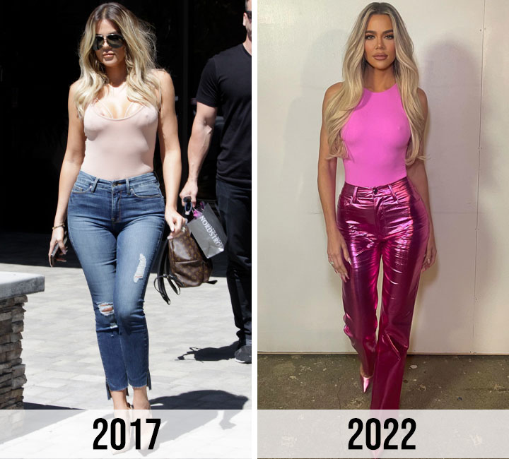 Khloé Kardashian Fans Express Their 'Sadness' After Seeing Throwback Photos  Of The Star 'Before Plastic Surgery' - SHEfinds