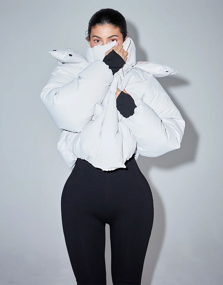 Kylie jenner puffer clearance coat