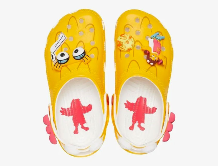 mcdonald's birdie crocs