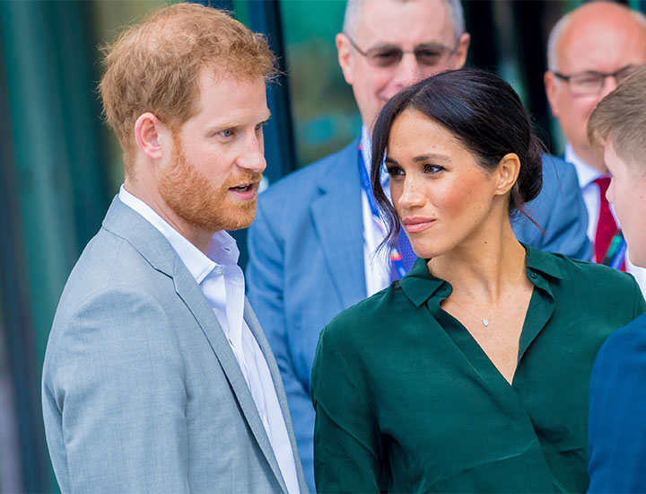 Prince Harry Meghan Markle green blouse