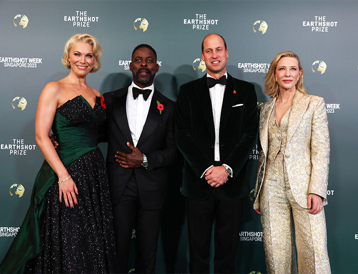 Prince William Cate Blanchett Hannah Waddingham Sterling K. Brown Earthshot Prize Awards Singapore