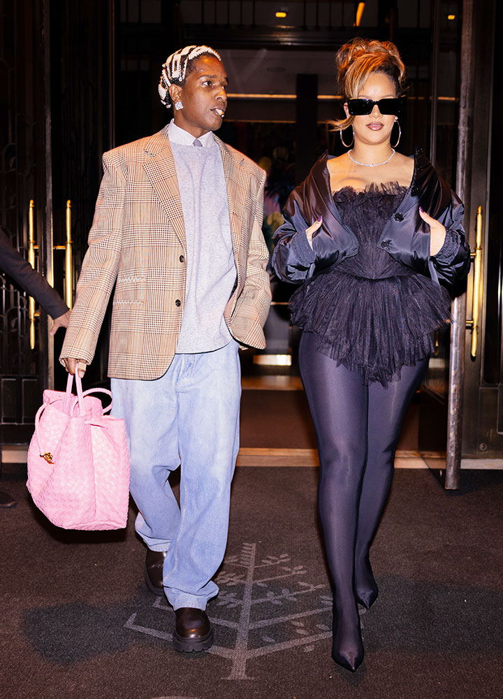 Rihanna ASAP Rocky birthday Carbone dinner New York