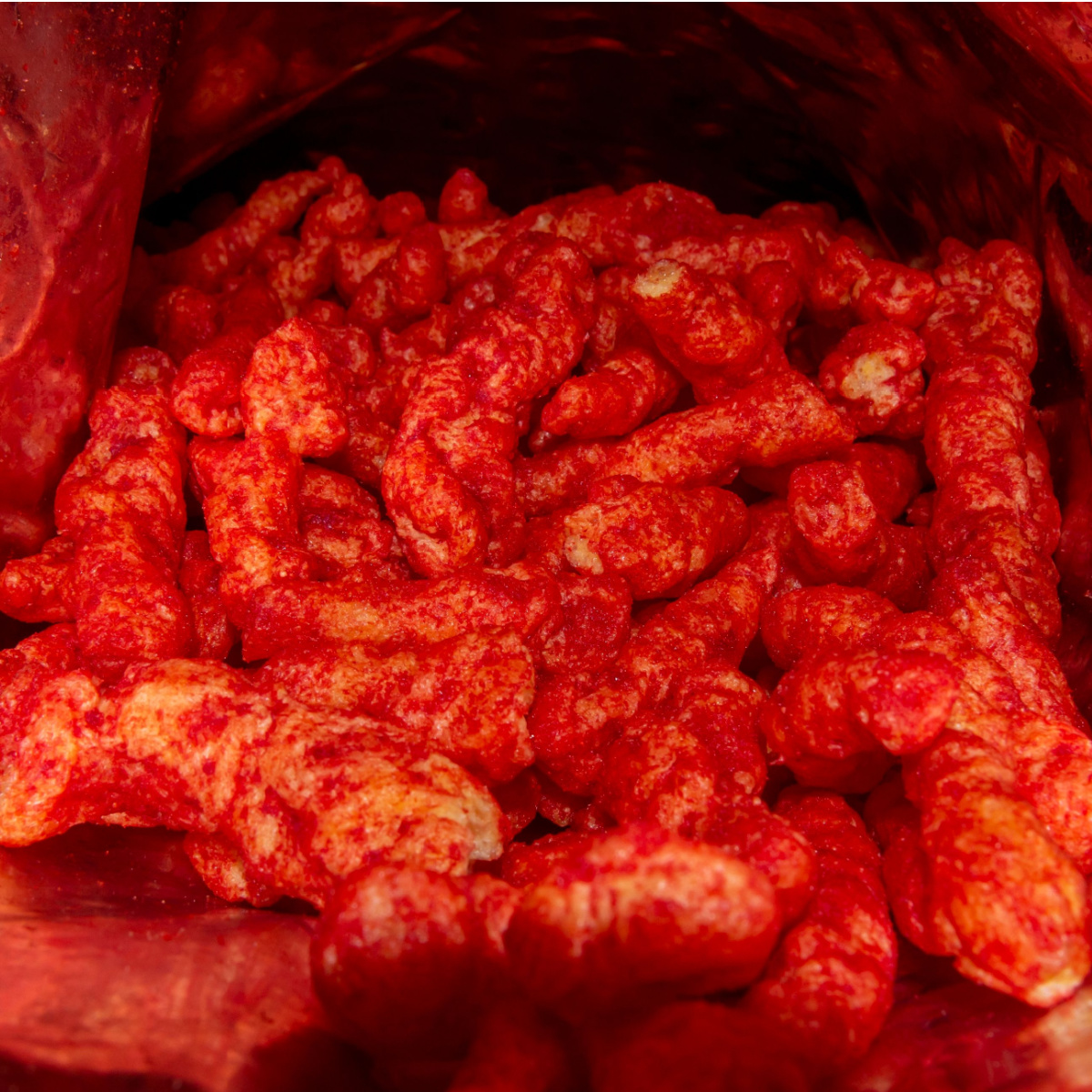 hot cheetos in bag