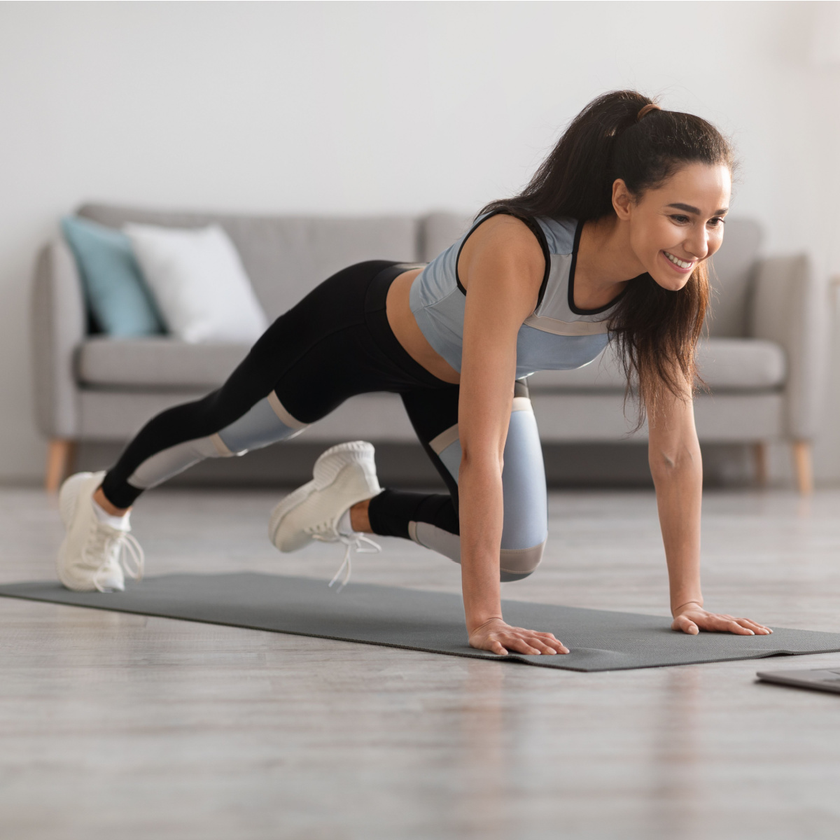 woman doing exercise