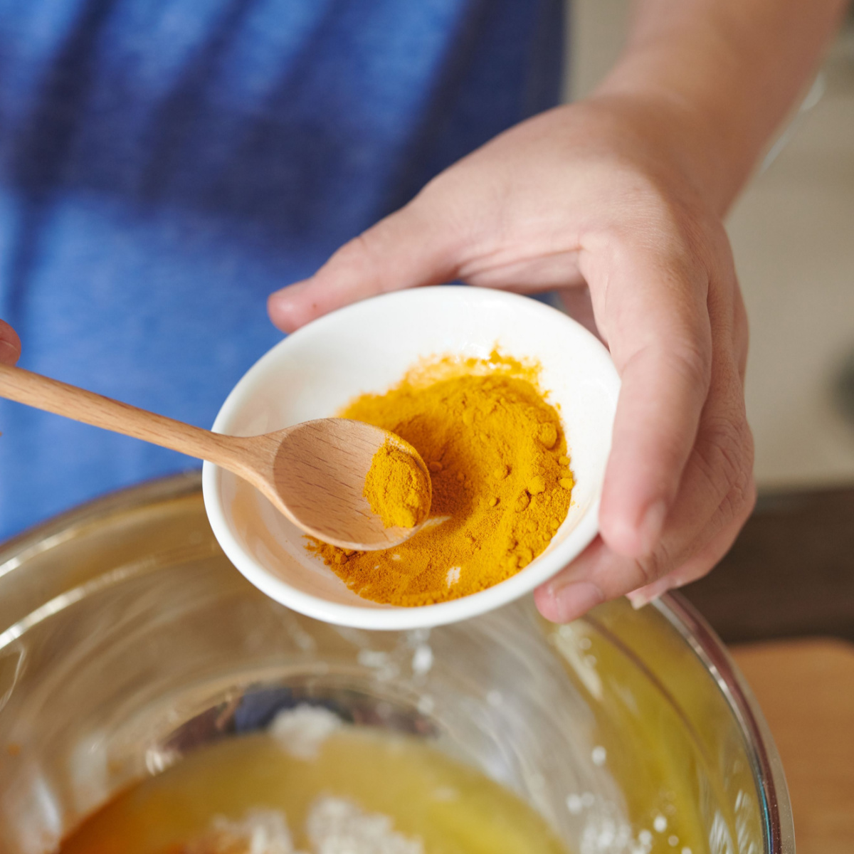 bowl of turmeric