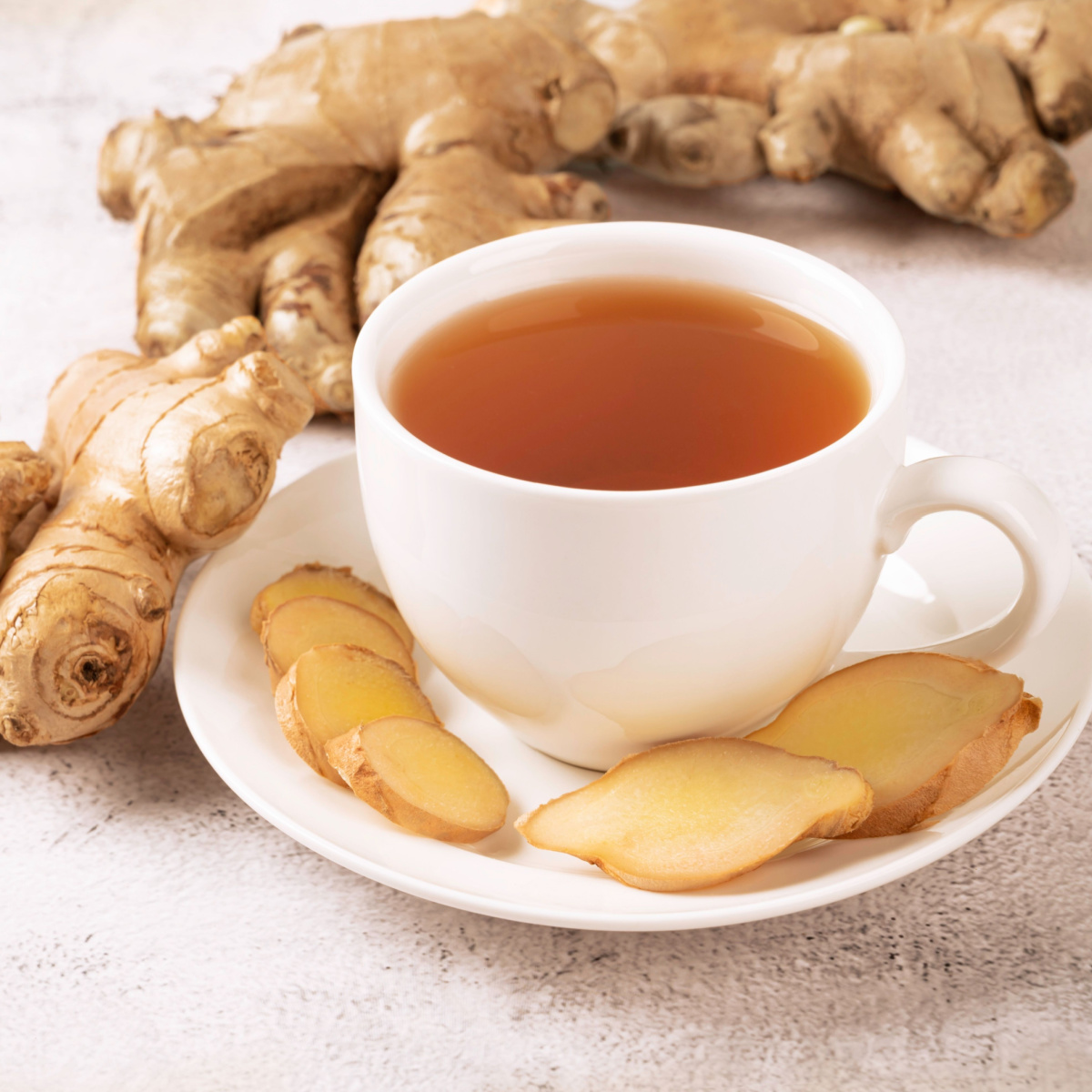 ginger with tea