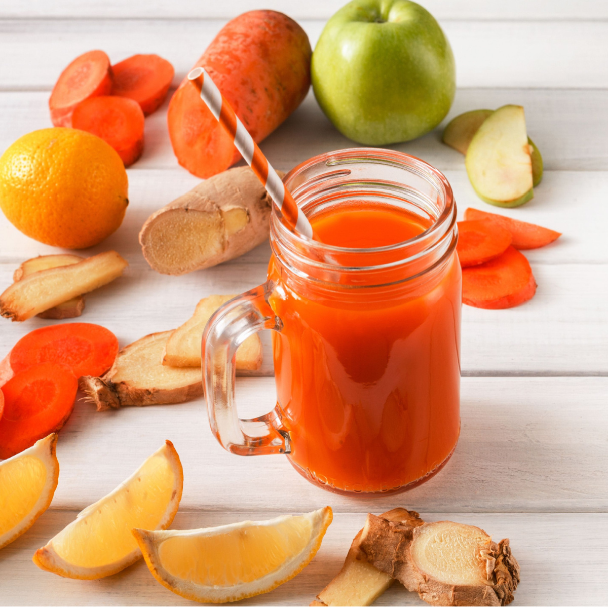 apple ginger carrot juice