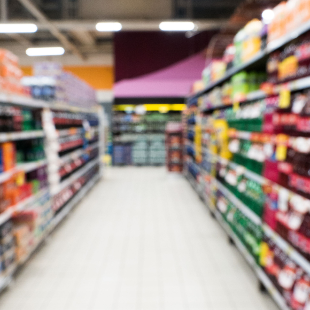 aisle of sweet drinks