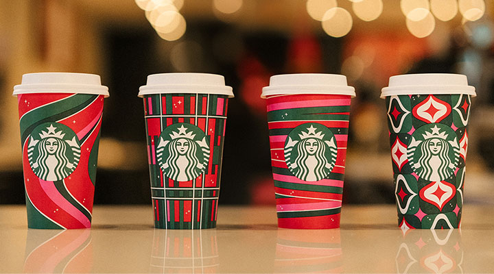 starbucks holiday cups