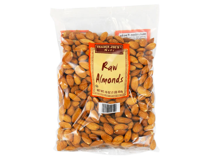 trader joe's raw almonds