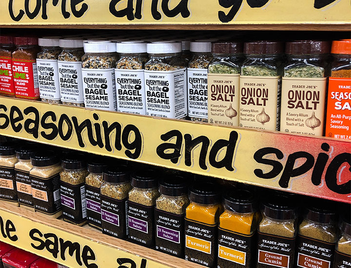 trader joe's spices