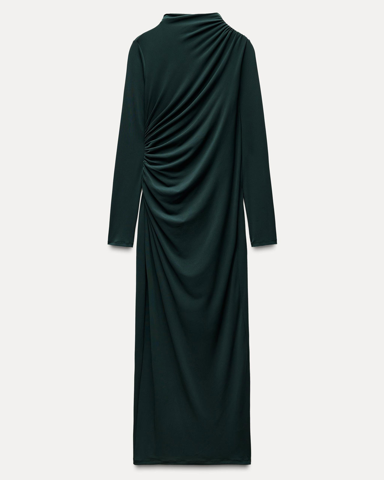 Zara draped midi dress