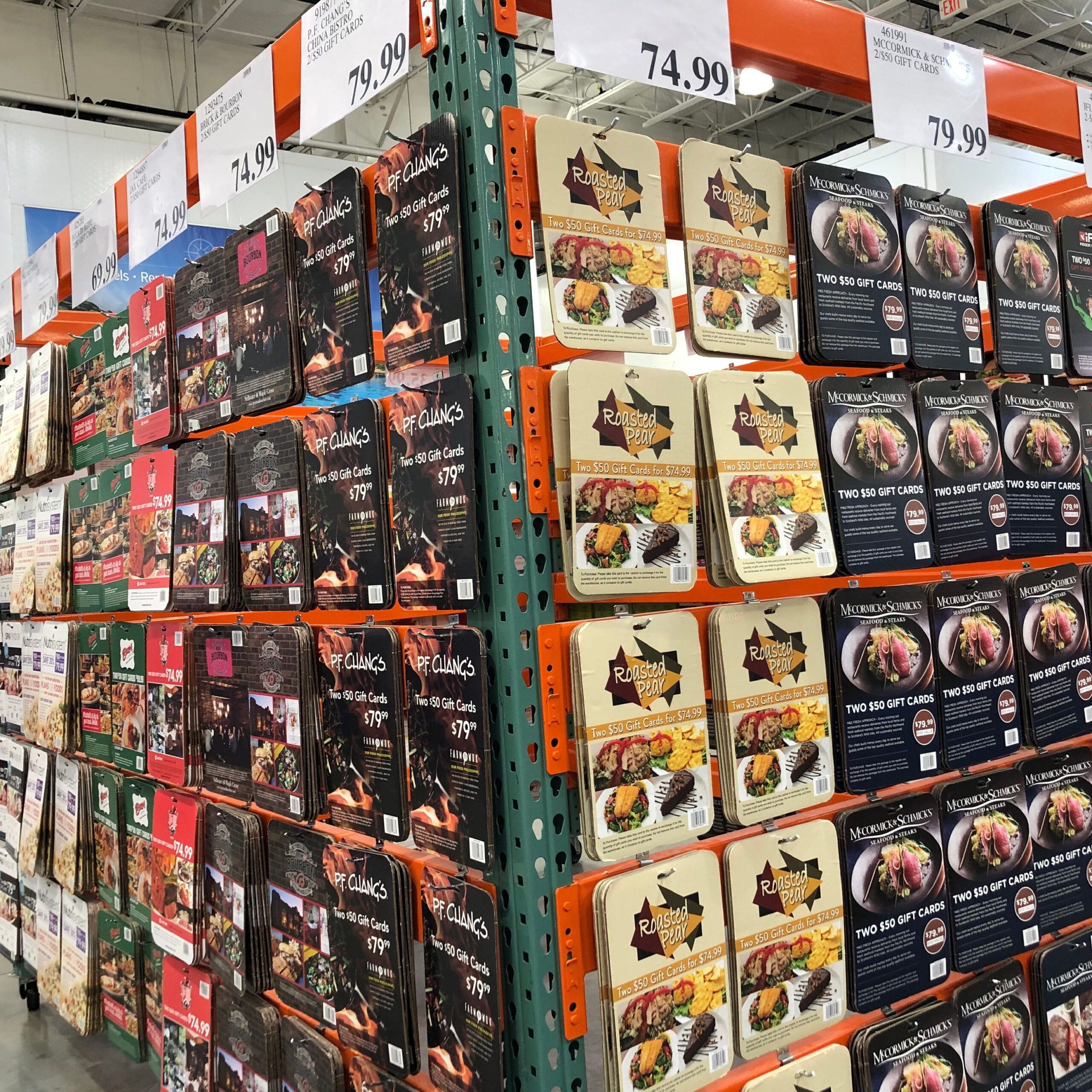 gift cards at costco