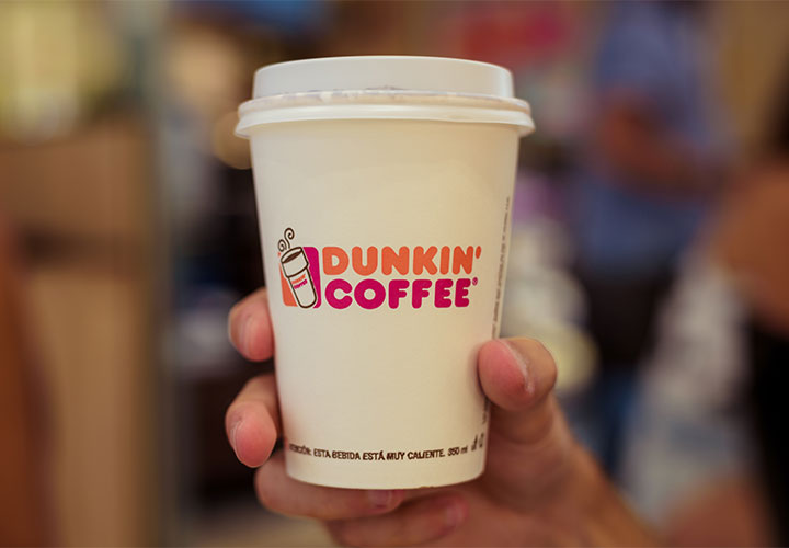 dunkin coffee cup