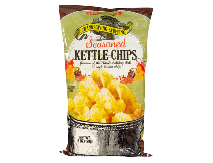 trader joe's thanskgiving stuffing seasoned kettle chips