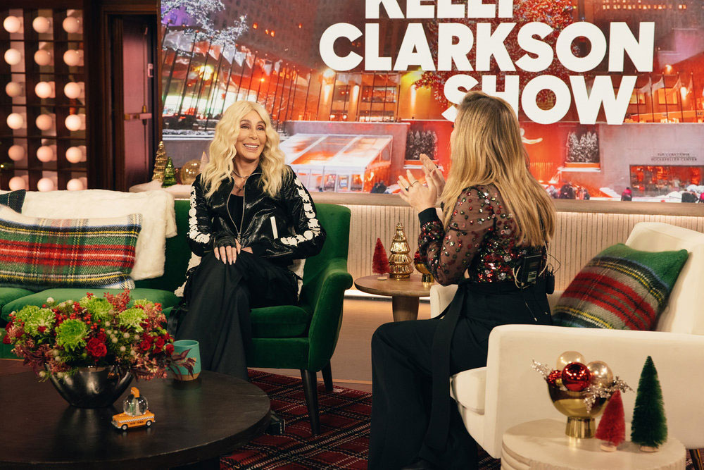 Cher on The Kelly Clarkson Show December 2023