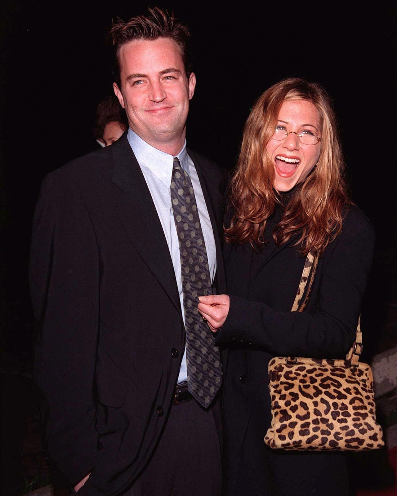 Jennifer Aniston and Matthew Perry premiere of Kissing A Fool