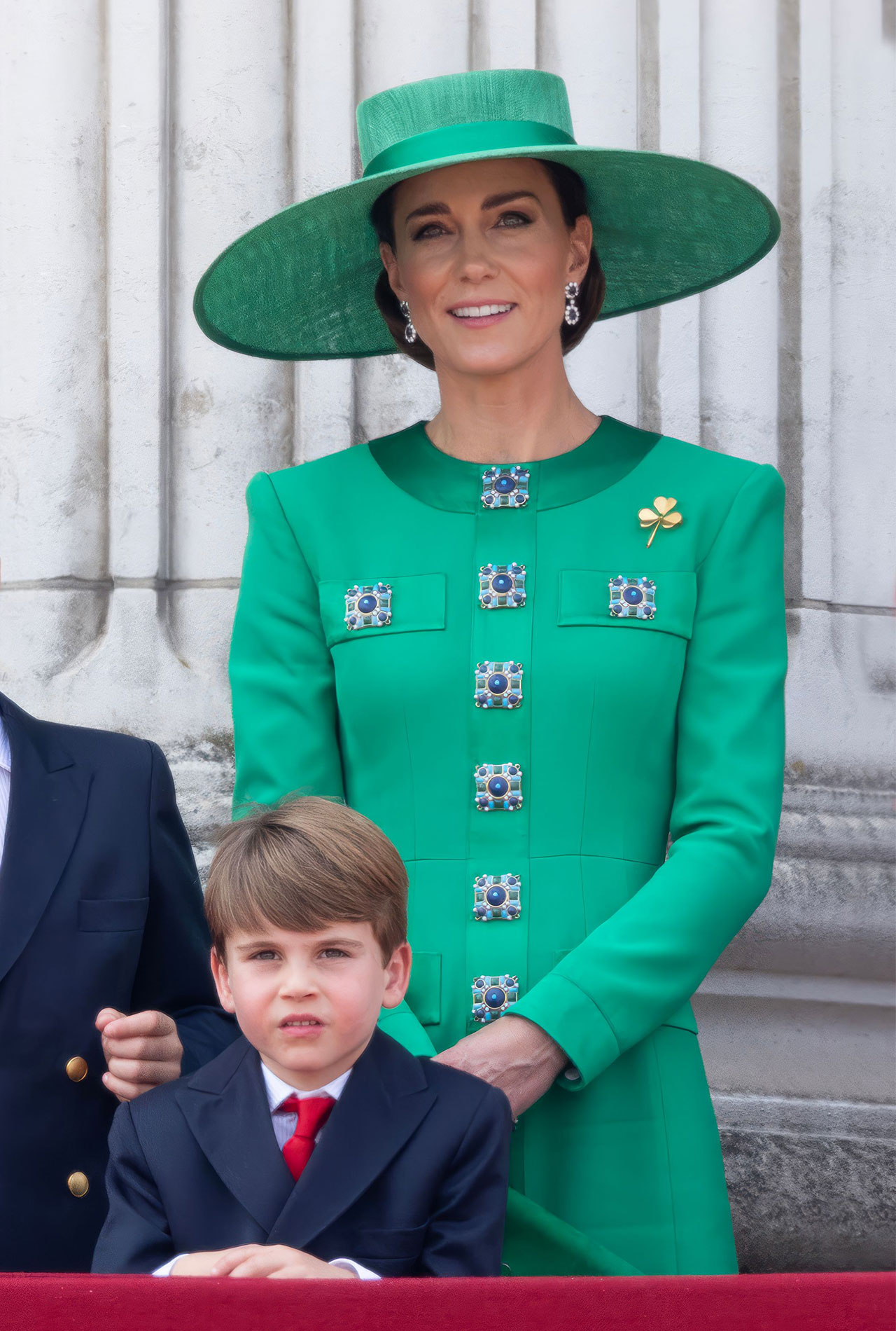 Kate Middleton Andrew Gn green coat dress Trooping the Color 2023